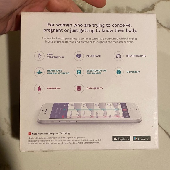 AVA Bracelet Fertility Tracker with Box - Picture 8 of 10